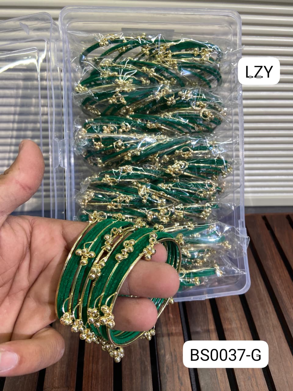 KASHMIRI BANGLES BNG 01 2*8 Green
